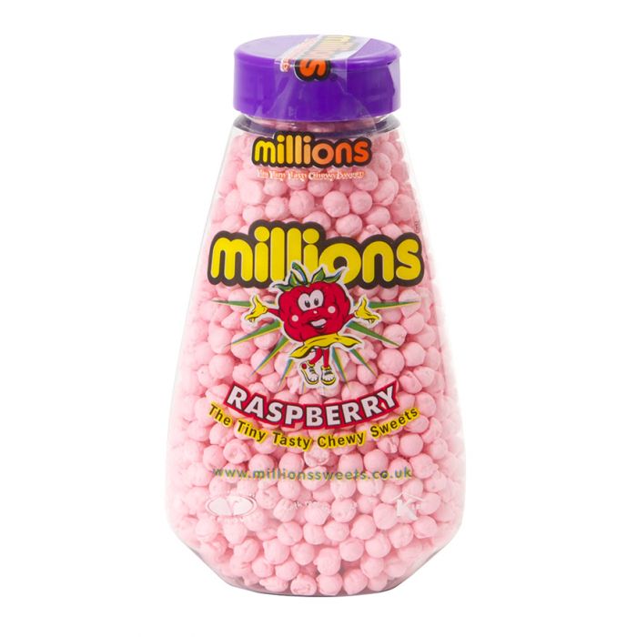 Millions Raspberry Taper Gift Jar 227g