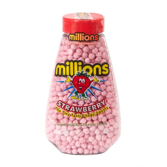 Millions Strawberry Taper Gift Jar 227g