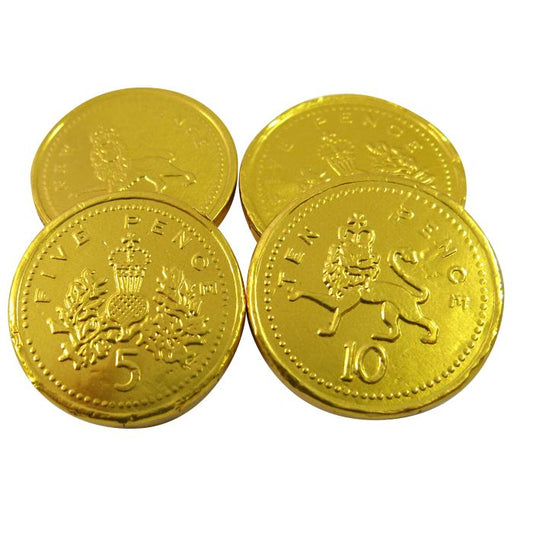 Gold Milk Chocolate Coins 1kg