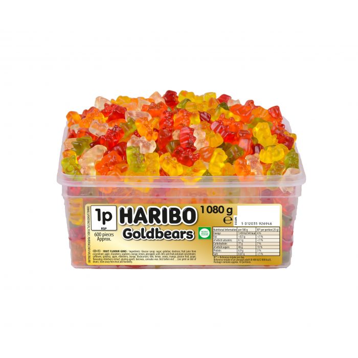 Haribo Gold Bears Tub 675g