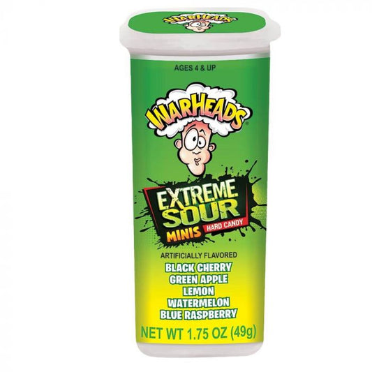 Warheads Extreme Sour Hard Candy Minis Box 49g