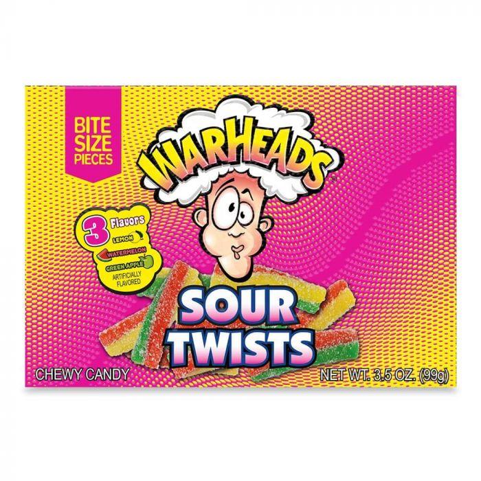 Warheads Sour Twists Sharing Box 99g