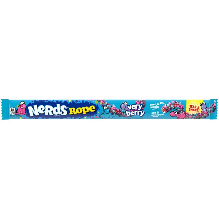 Wonka Rainbow Nerds Rope Very Berry 26g