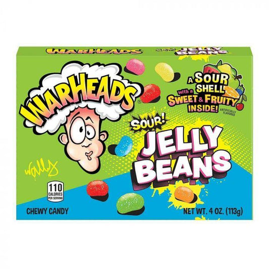 Warheads Sour Jelly Beans Box 113g