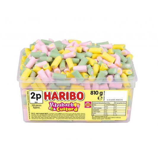 Haribo Rhubarb and Custard Tub 810g