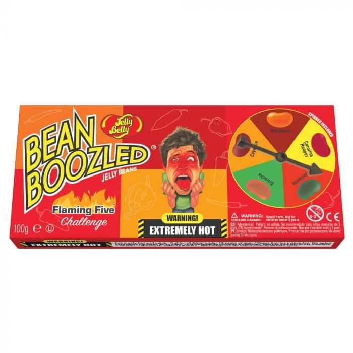 Jelly Belly Bean Boozled Flaming Five Spinner Gift Box