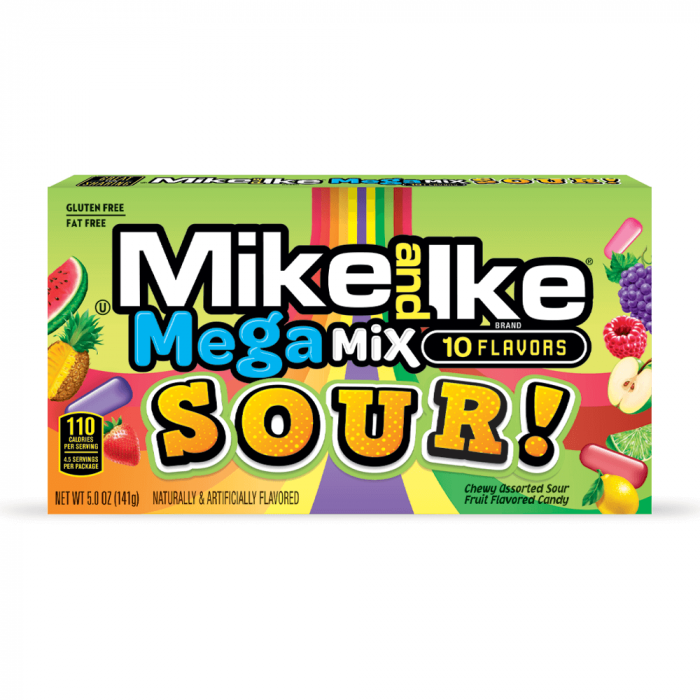 Mike & Ike Mega Mix Sour Theatre Box 141g