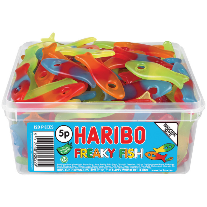 Haribo Freaky Fish Tub 852g