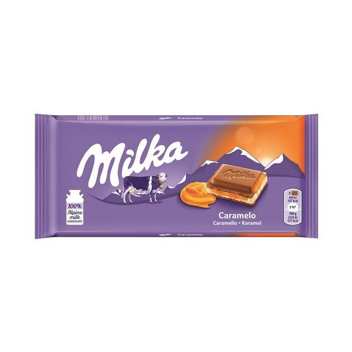 Milka Caramel Bar 100g