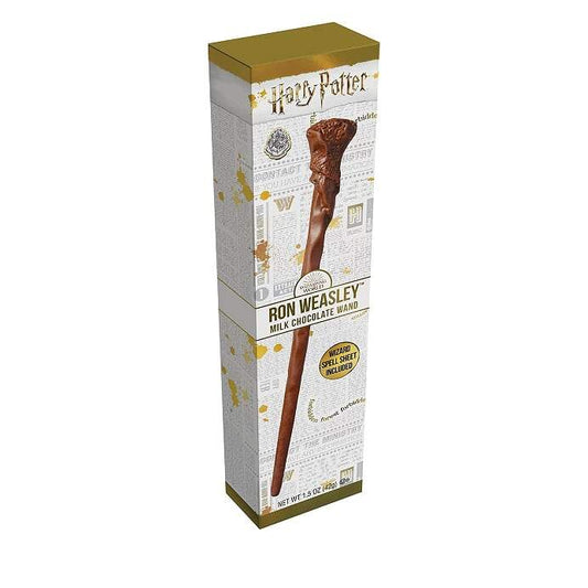 Harry Potter Ron Weasley's Chocolate Wand & Collectable Spell Sheet 42g