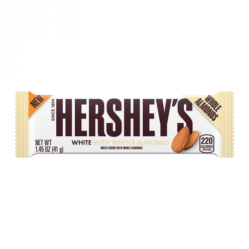 Hershey's White Crème with Whole Almonds 46g