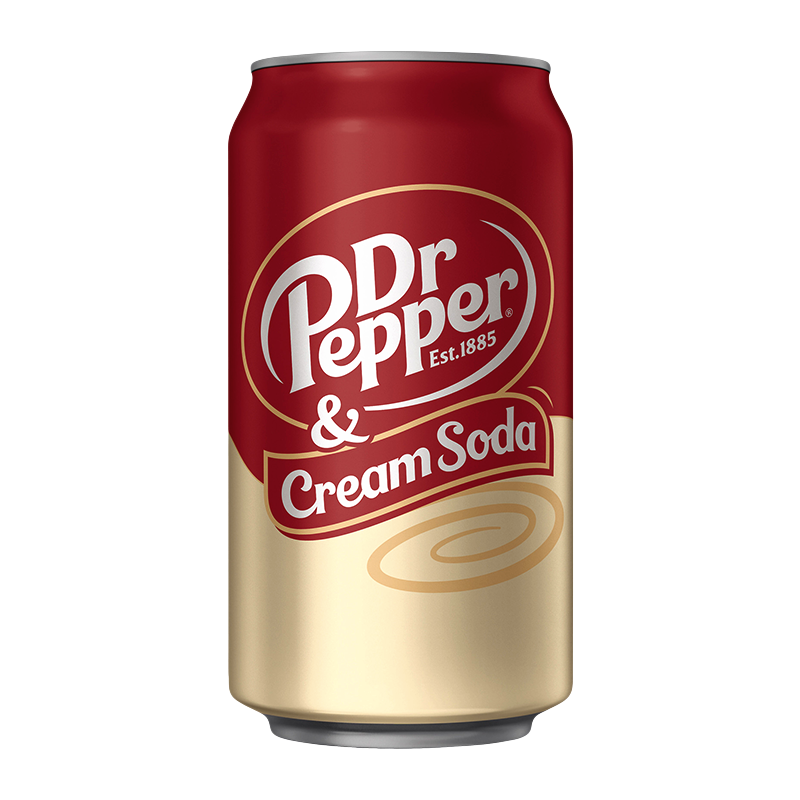 Dr Pepper and Cream Soda 330ml