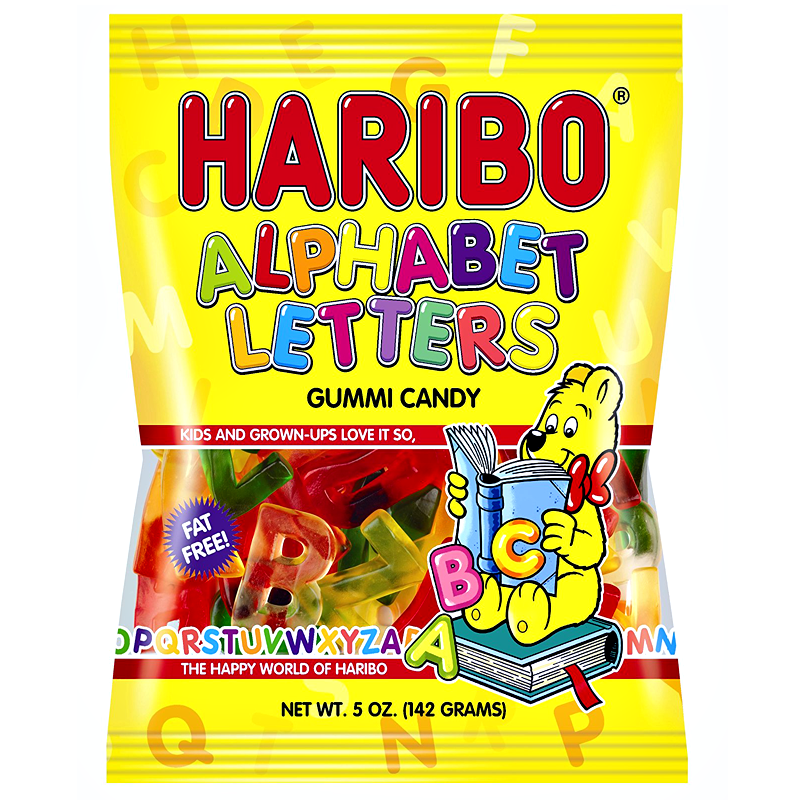 Haribo Alphabet Letters 142g