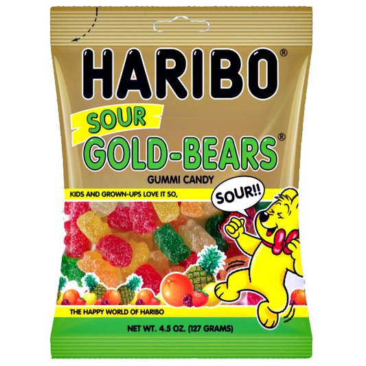 Haribo Sour Gold Bears 127g