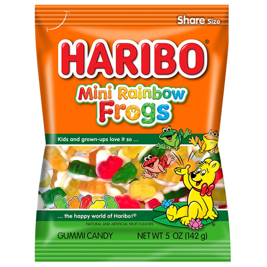 Haribo Mini Rainbow Frogs 142g