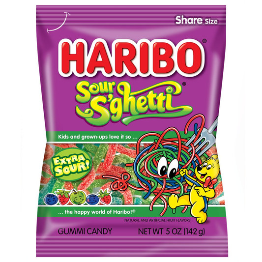 Haribo Sour S'ghetti 142g