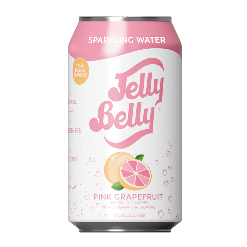 Jelly Belly Pink Grapefruit Sparkling Water 355ml