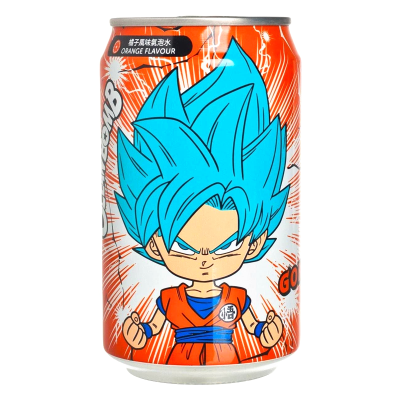 Ocean Bomb Dragon Ball Z Goku Orange Flavour Sparkling Water 330ml