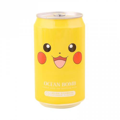 Ocean Bomb Pokémon Pikachu Cucumber Sparkling Water 354ml