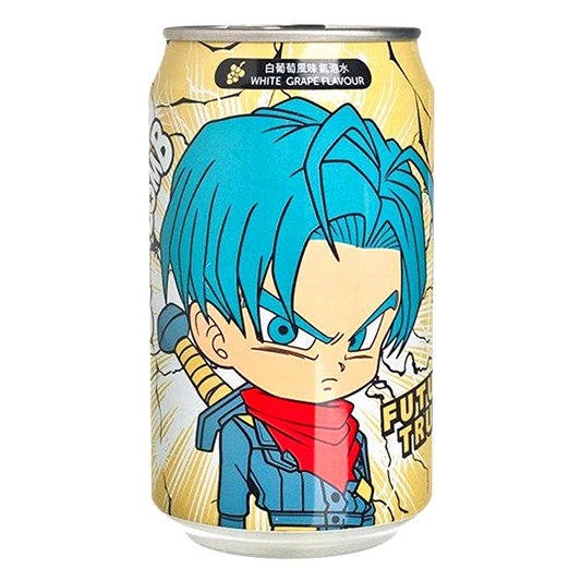 Ocean Bomb Dragon Ball Z Future Trunks White Grape Flavour Sparkling Water 330ml