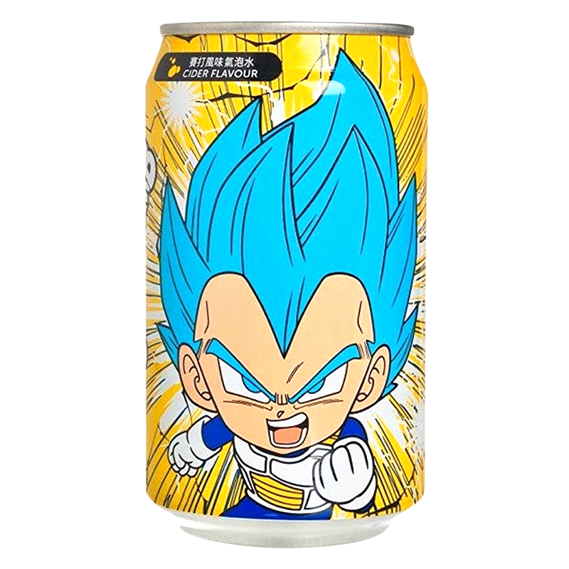 Ocean Bomb Dragon Ball Z Vegeta Cider Flavour Sparkling Water 330ml