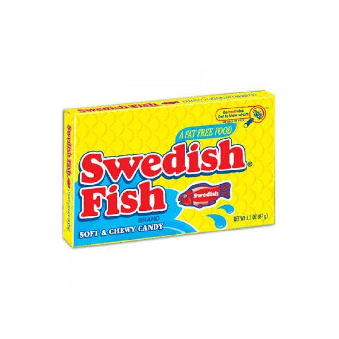 Swedish Fish Original Red Candy Theatre Box 87g