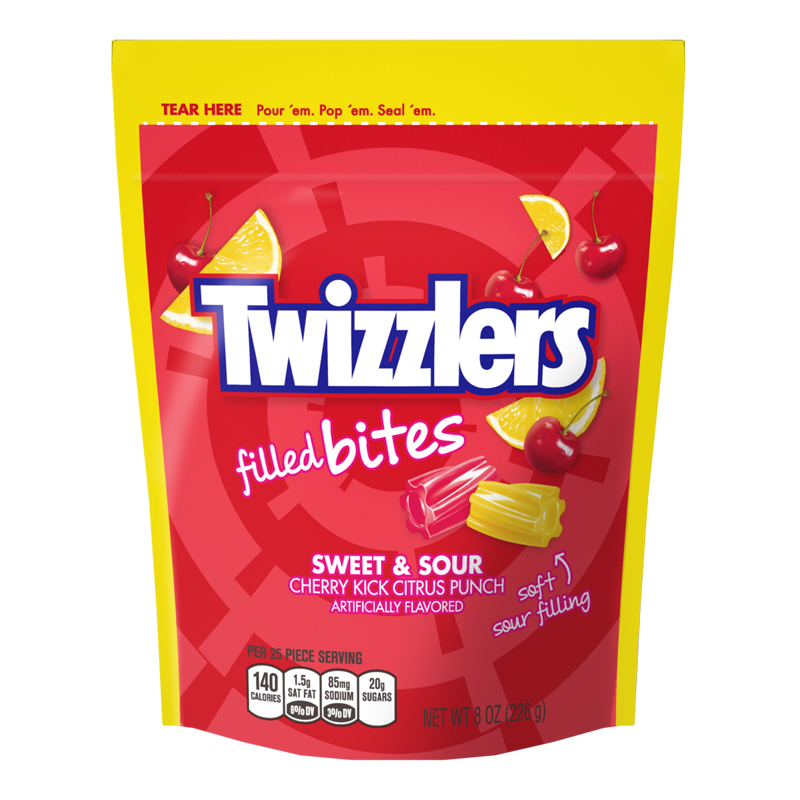 Twizzlers Filled Bites Sweet and Sour 226g