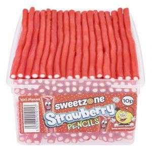 Strawberry Pencils Tub 960g